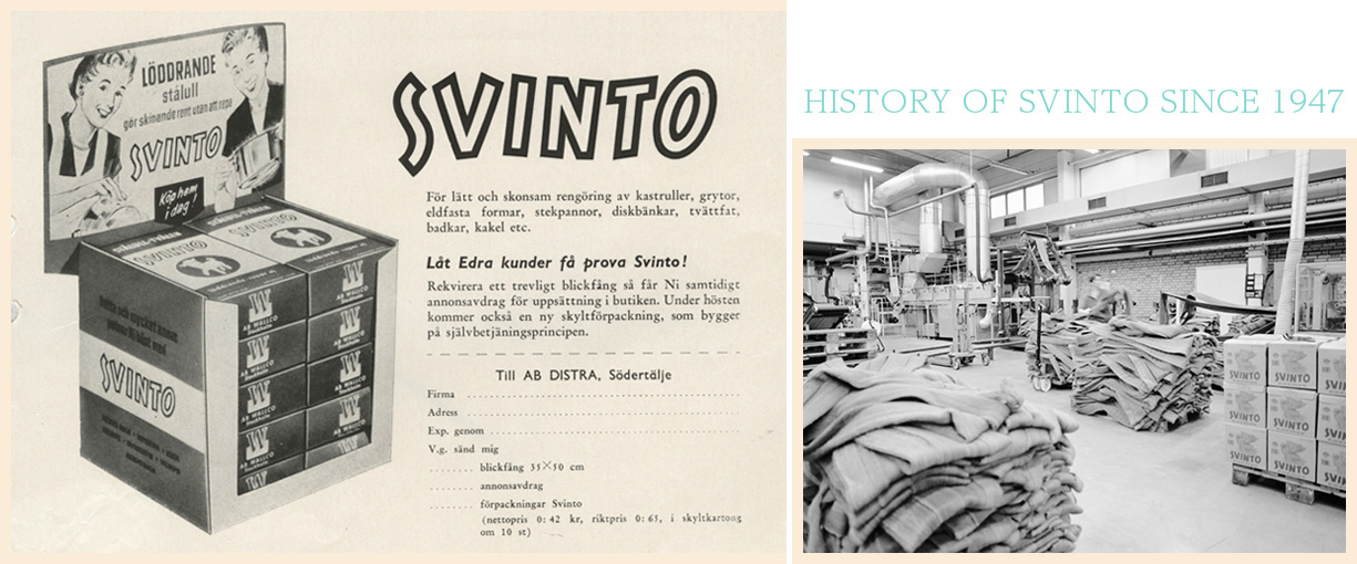 HISTORY OF SVINTO SINCE 1947